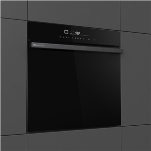 Hisense, 77 л, пиролитическая очистка, черный - Интегрируемый духовой шкаф