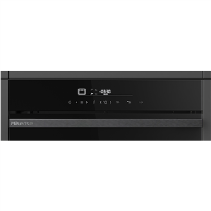 Hisense, 77 л, пиролитическая очистка, черный - Интегрируемый духовой шкаф