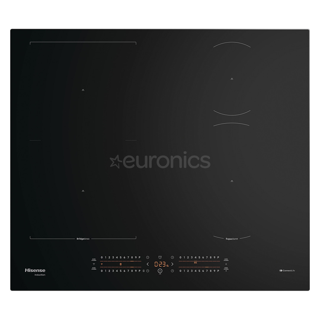 Hisense, ширина 59,5 см, черный - Интегрируемая индукционная варочная панель