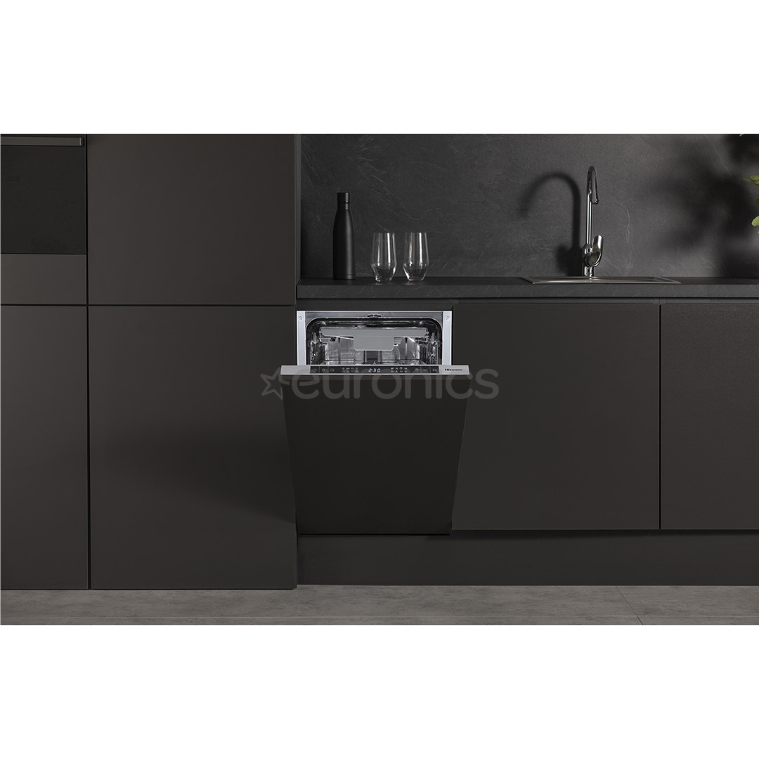 Hisense, 11 komplekti - Iebūvējama trauku mazgājamā mašīna