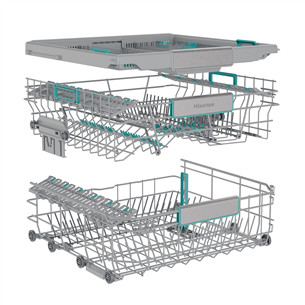 Hisense, 16 place settings - Built-in dishwasher