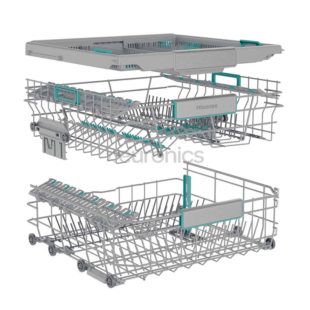 Hisense, 16 place settings - Built-in dishwasher
