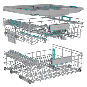 Hisense, 16 place settings - Built-in dishwasher