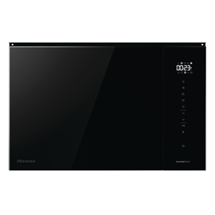 Hisense, 25 L, 1450 W, melna - Iebūvējama mikroviļņu krāsns ar grilu BIM325GI63DBG