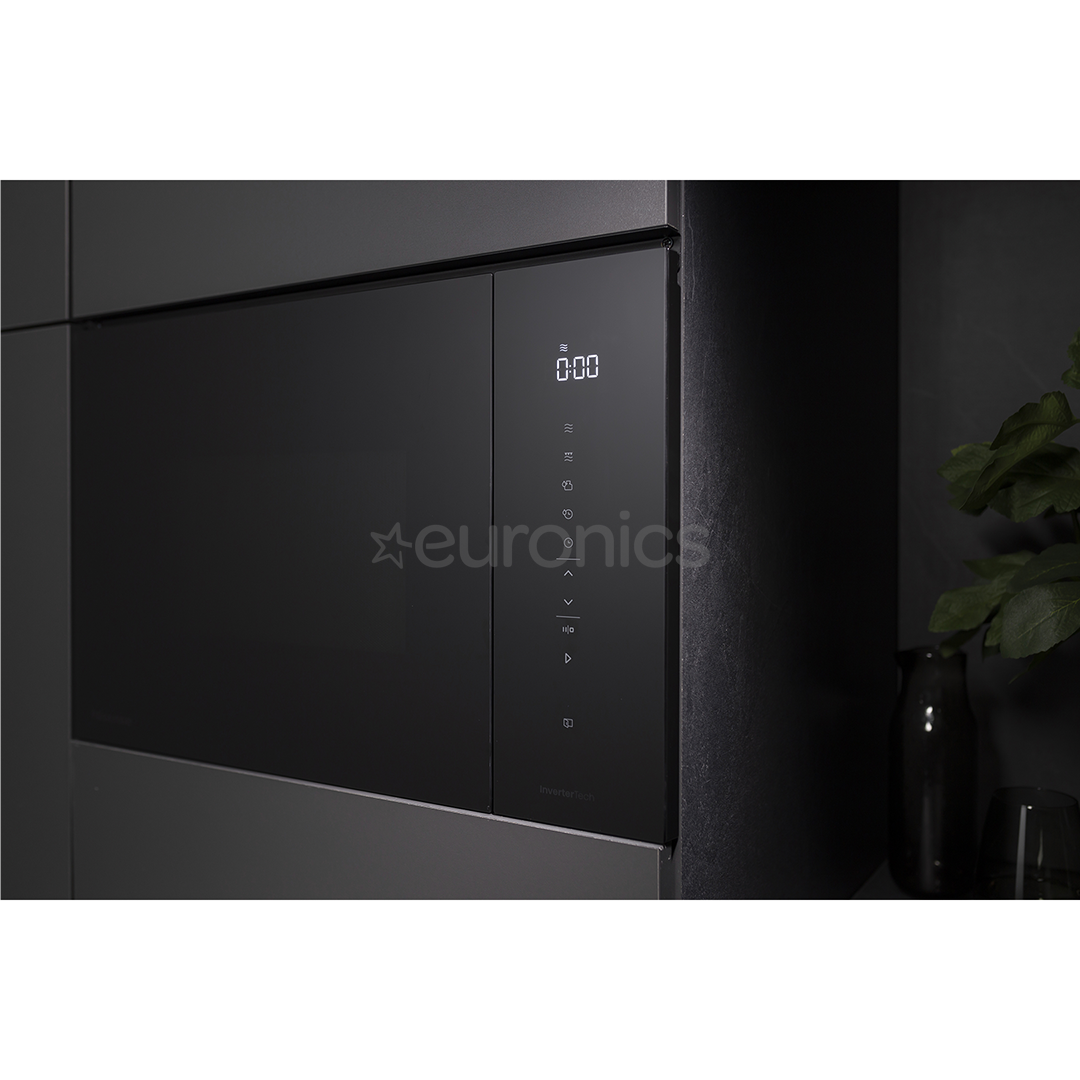 Hisense, 25 L, 1450 W, melna - Iebūvējama mikroviļņu krāsns ar grilu