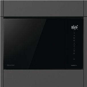 Hisense, 25 л, 1450 Вт, черный - Интегруемая микроволновая печь с грилем