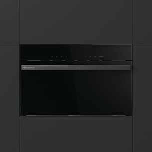 Hisense, 34 L, 1450 W, melna - Iebūvējama mikroviļņu krāsns ar grilu