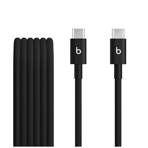 Beats USB-C Woven Cable, 1,5 m, melna - Kabelis MDGA4ZM/A