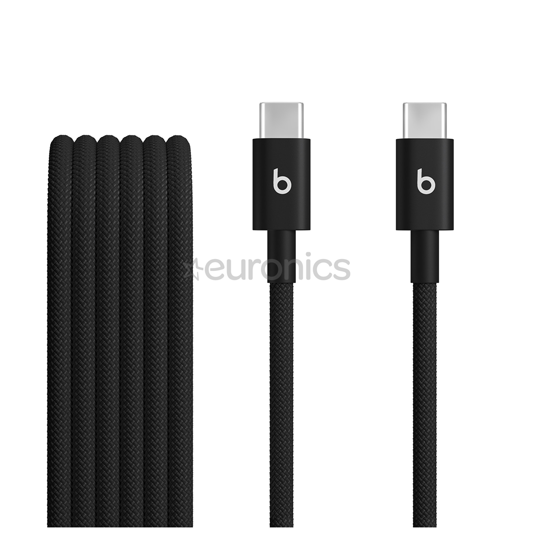 Beats USB-C Woven Cable, 1,5 m, melna - Kabelis