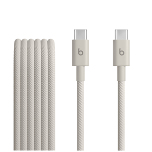 Beats USB-C Woven Cable, 1,5 m, pelēka - Kabelis MDGD4ZM/A