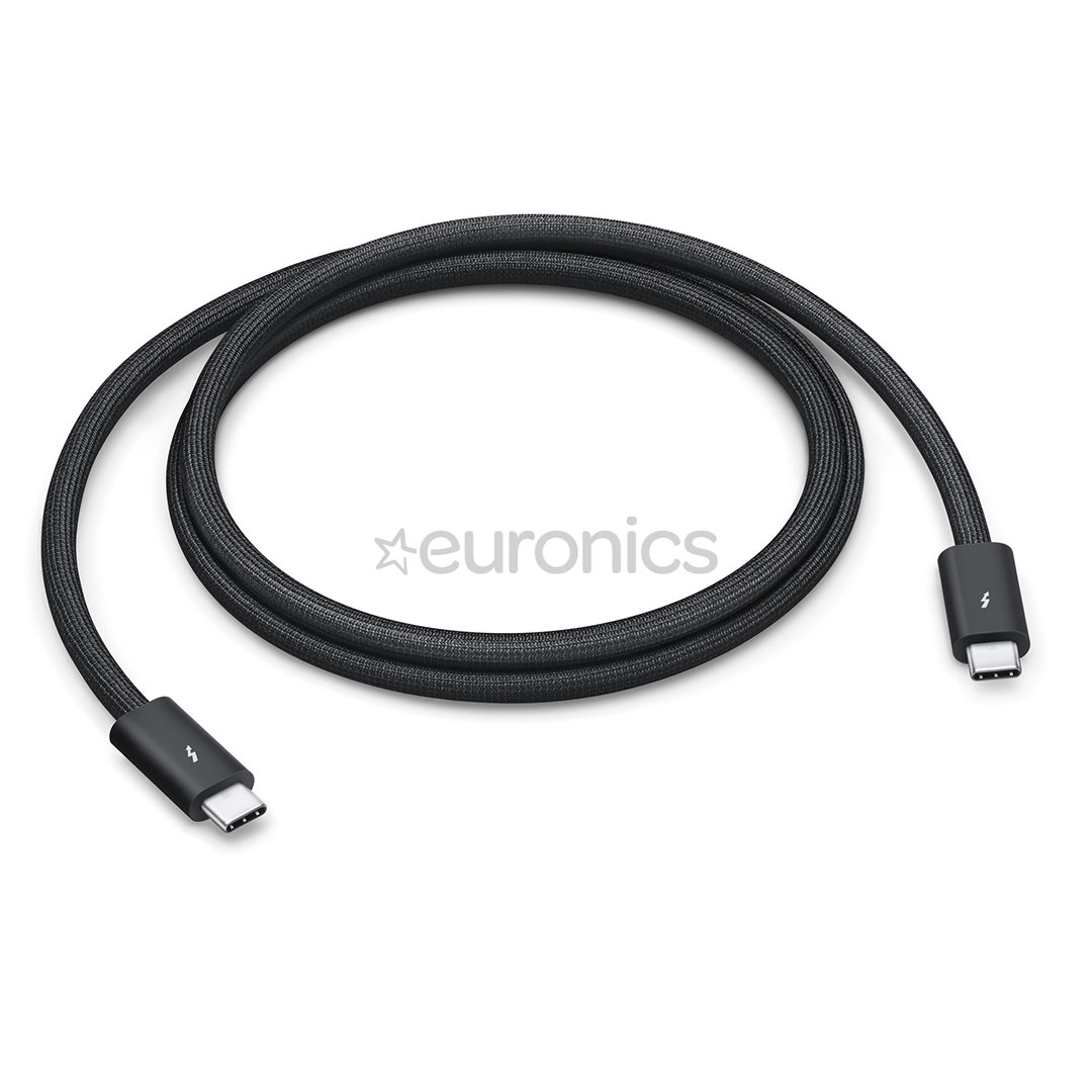 Apple Thunderbolt 5 Pro, 1 m, melna - Kabelis