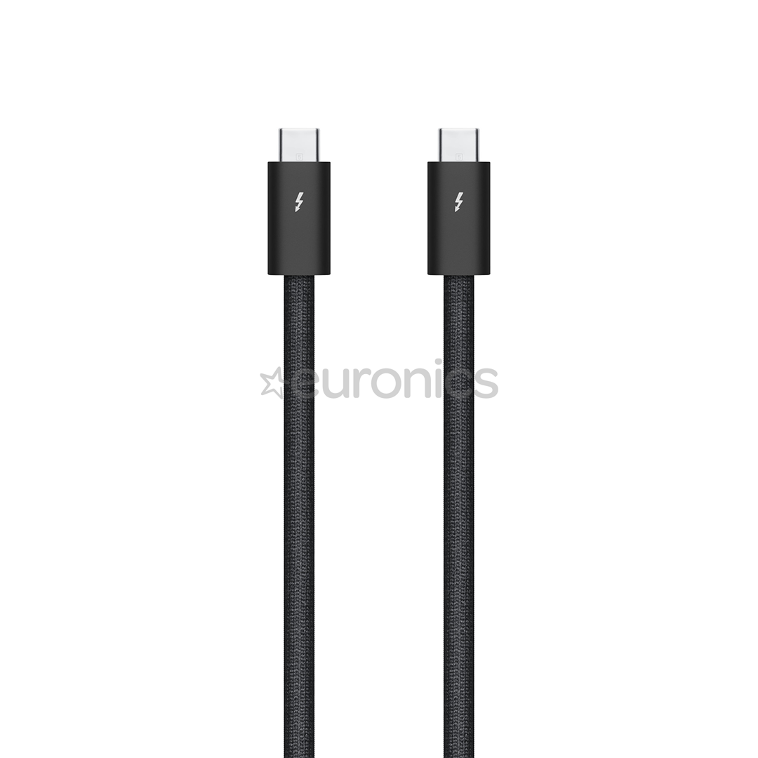 Apple Thunderbolt 5 Pro, 1 m, melna - Kabelis