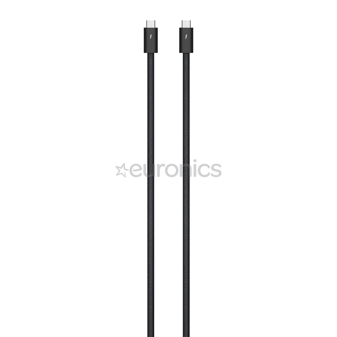 Apple Thunderbolt 5 Pro, 1 m, melna - Kabelis