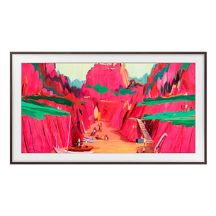 Samsung The Frame, 85'', brown - Customizable TV frame