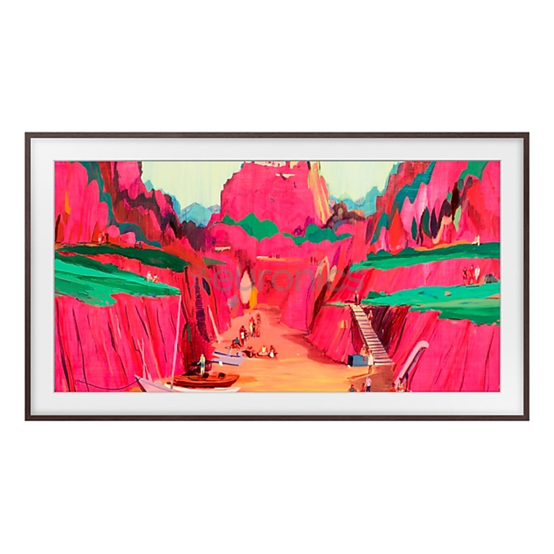 Samsung The Frame, 85'', brown - Customizable TV frame