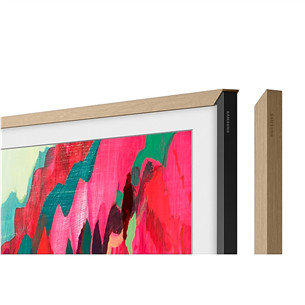 Samsung The Frame, 75'', teak - Customizable TV frame VG-SCFF75TKBXC