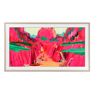 Samsung The Frame, 85'', bēša - Televizora rāmis