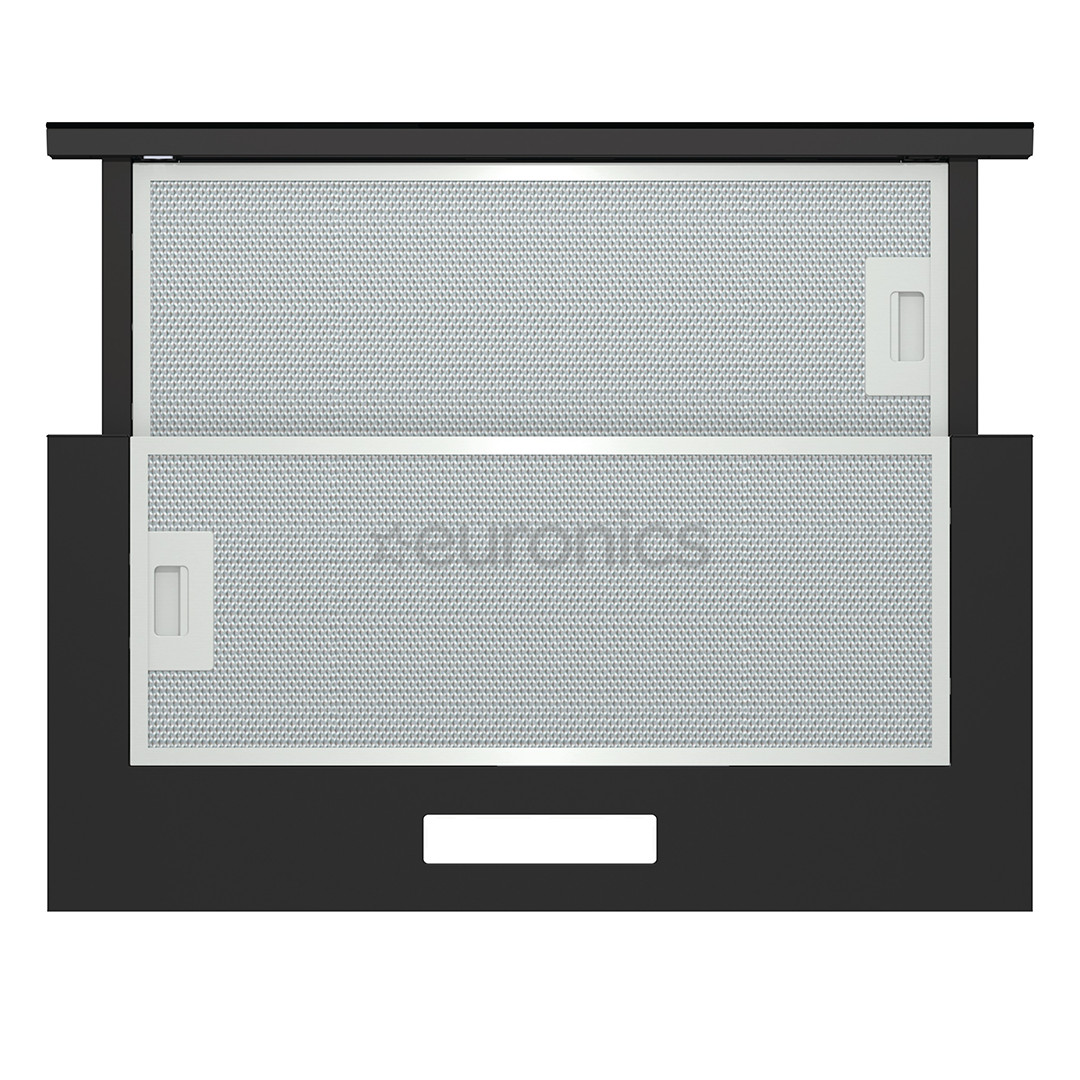 Hisense, 450 m³/h, platums 60 cm, melna - Iebūvējams tvaika nosūcējs