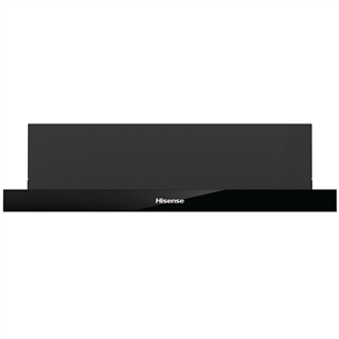 Hisense, 450 m³/h, platums 60 cm, melna - Iebūvējams tvaika nosūcējs
