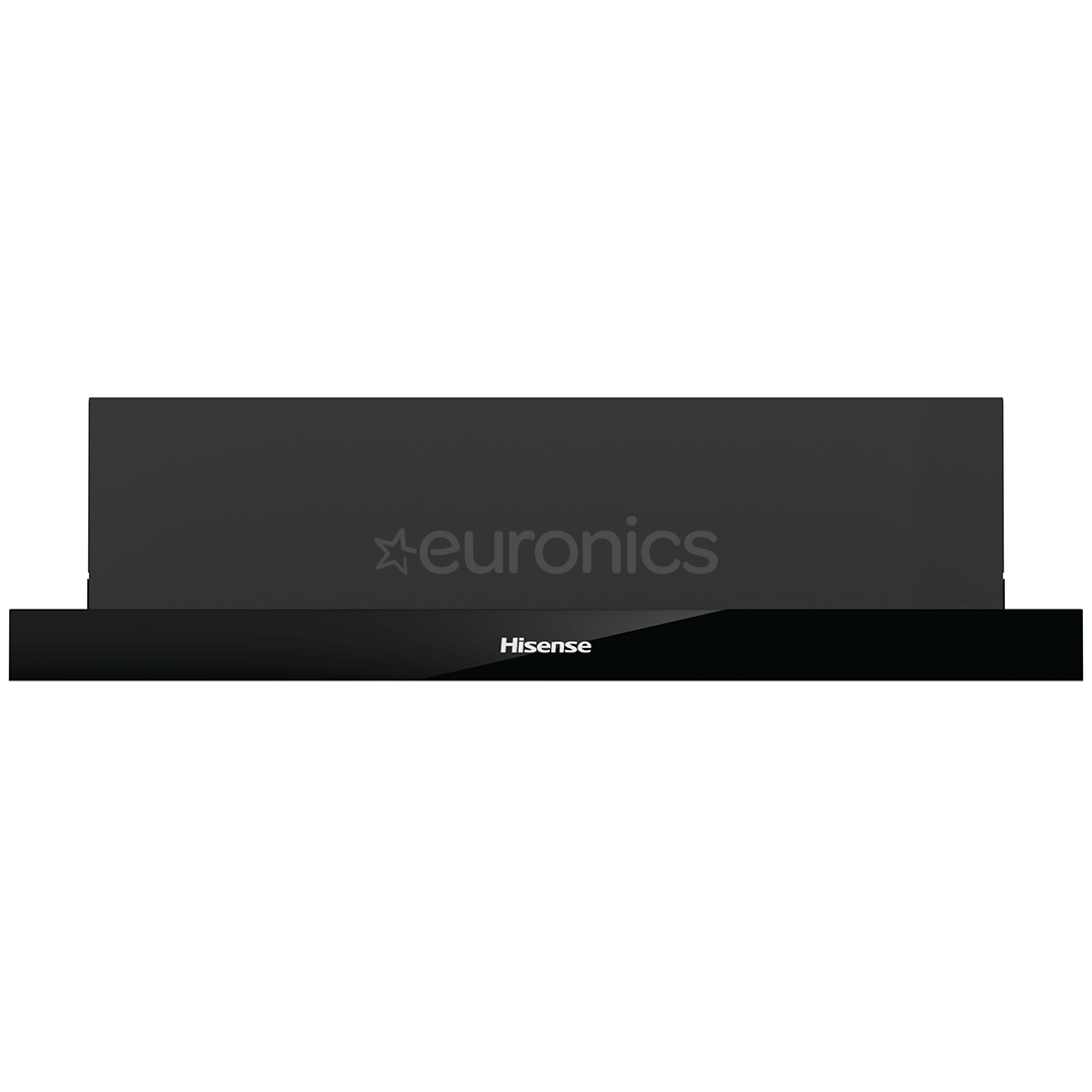 Hisense, 450 m³/h, platums 60 cm, melna - Iebūvējams tvaika nosūcējs