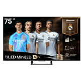 Hisense U7Q, 75'', 4K UHD, Mini LED, melna - Televizors