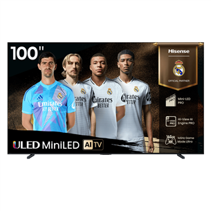 Hisense U7Q, 100'', 4K UHD, Mini LED, black - TV 100U7Q