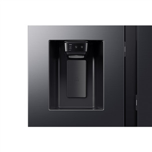 Samsung Bespoke AI Family Hub+, Twin Cooling Plus™, 614 L, augstums 179 cm, melna - SBS Ledusskapis
