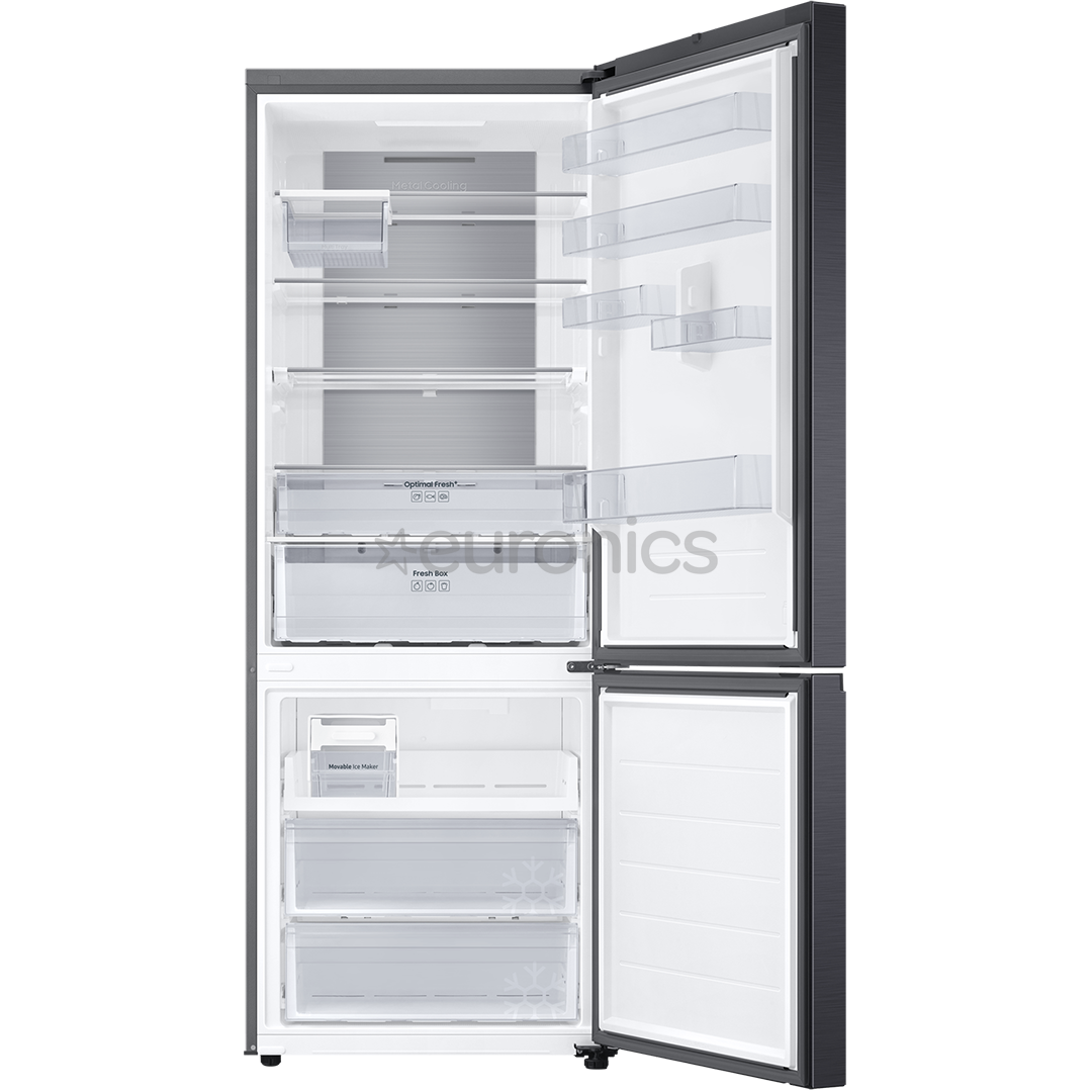 Samsung, NoFrost, 538 L, augstums 203 cm, melna - Ledusskapis