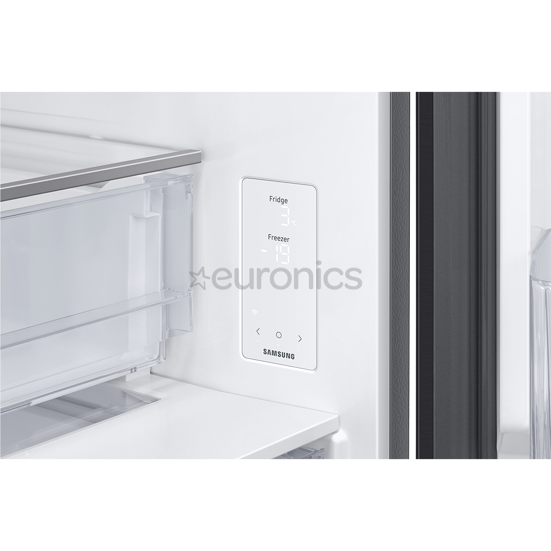 Samsung, NoFrost, 538 L, augstums 203 cm, melna - Ledusskapis