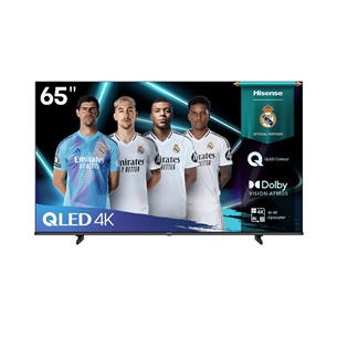Hisense E7Q, 65'', 4K UHD, QLED, melna - Televizors 65E7Q