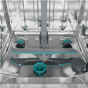 Hisense, 16 komplekti, platums 60 cm, pelēka - Brīvi stāvoša trauku mazgājamā mašīna