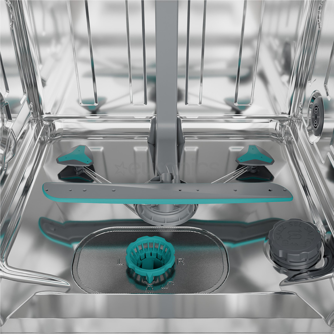 Hisense, 16 komplekti, platums 60 cm, pelēka - Brīvi stāvoša trauku mazgājamā mašīna