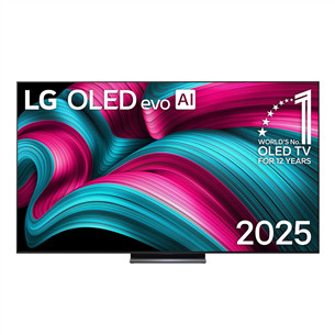 LG OLED evo AI C5, 83'', 4K UHD, OLED, melna - Televizors OLED83C51LA.AEU