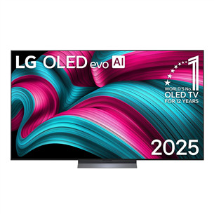 LG OLED evo AI C5, 77'', 4K UHD, OLED, melna - Televizors OLED77C52LA.AEU