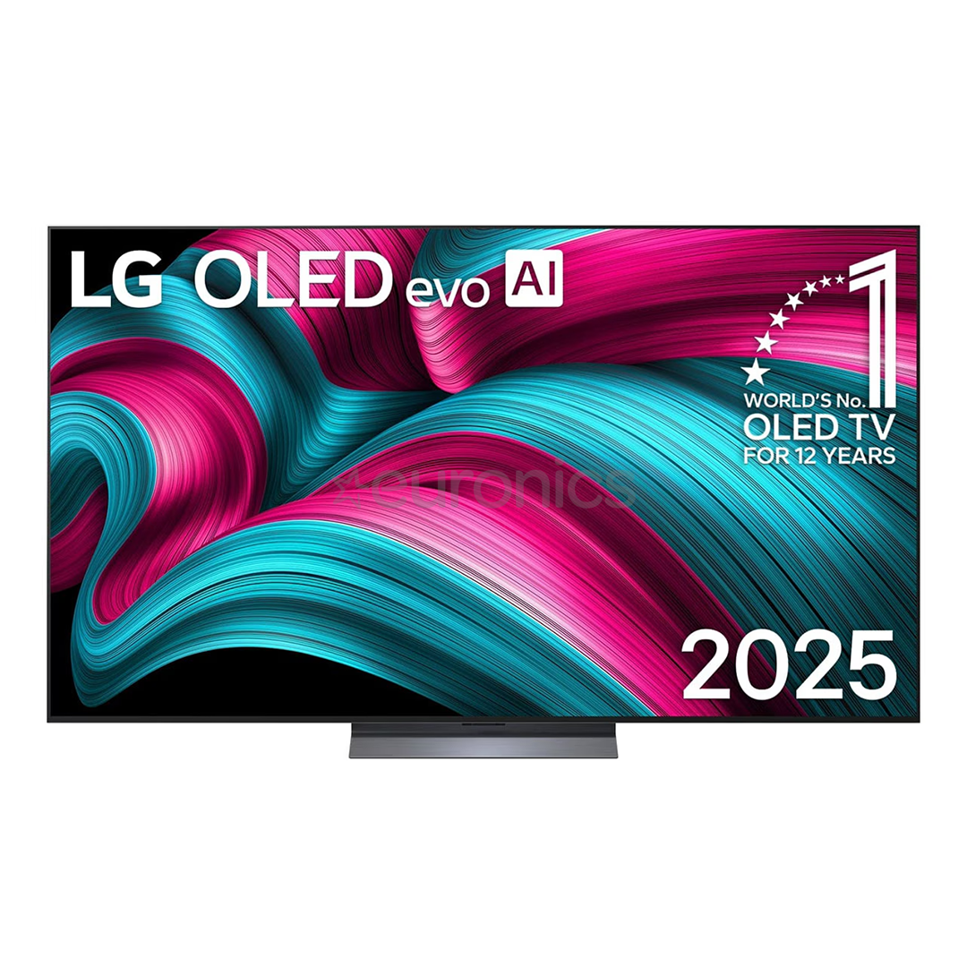 LG OLED evo AI C5, 77'', 4K UHD, OLED, черный - Телевизор