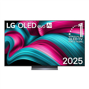 LG OLED evo AI C5, 65'', 4K UHD, OLED, melna - Televizors OLED65C52LA.AEU
