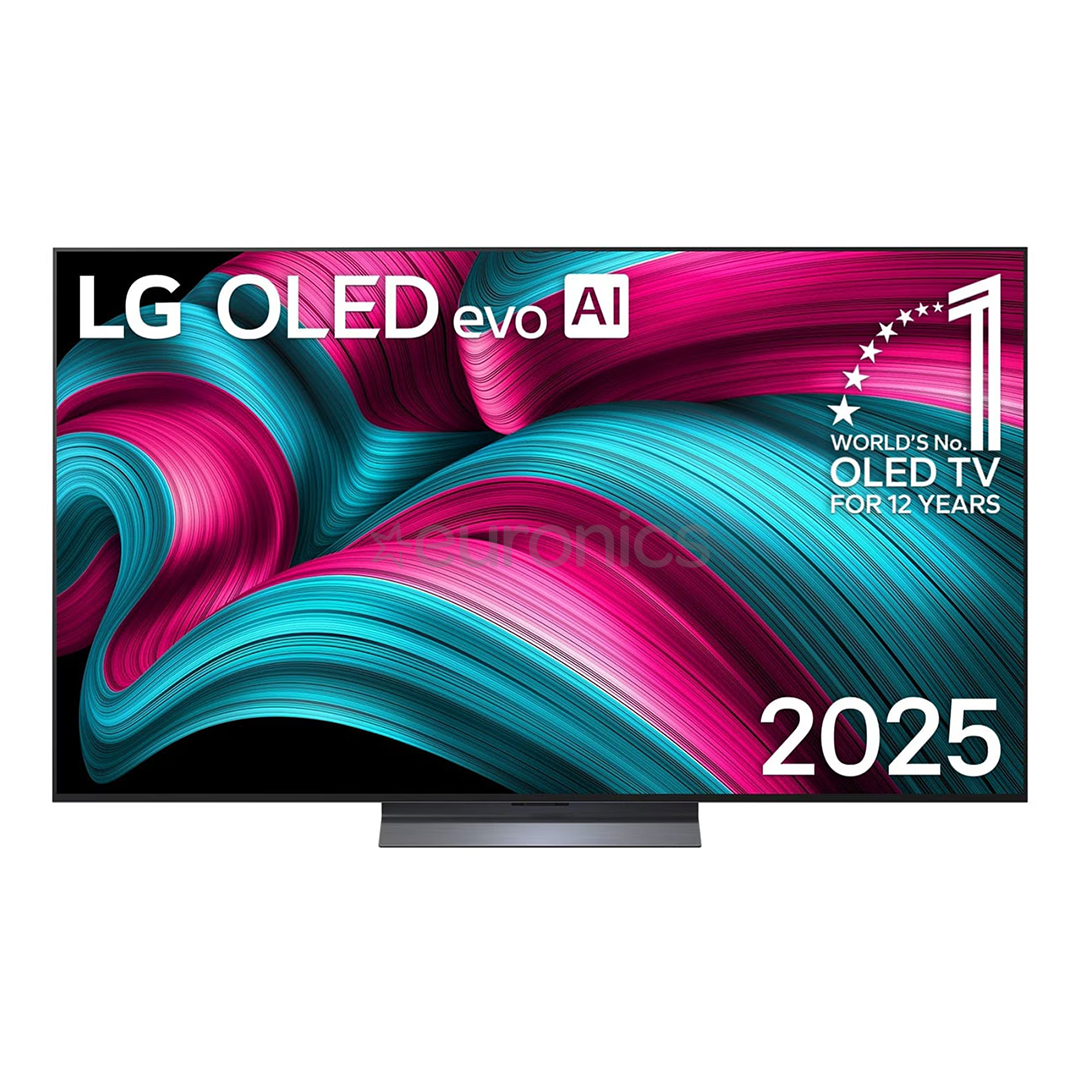 LG OLED evo AI C5, 65'', 4K UHD, OLED, черный - Телевизор