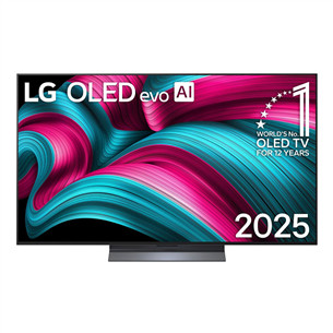 LG OLED evo AI C5, 55'', 4K UHD, OLED, melna - Televizors OLED55C52LA.AEU