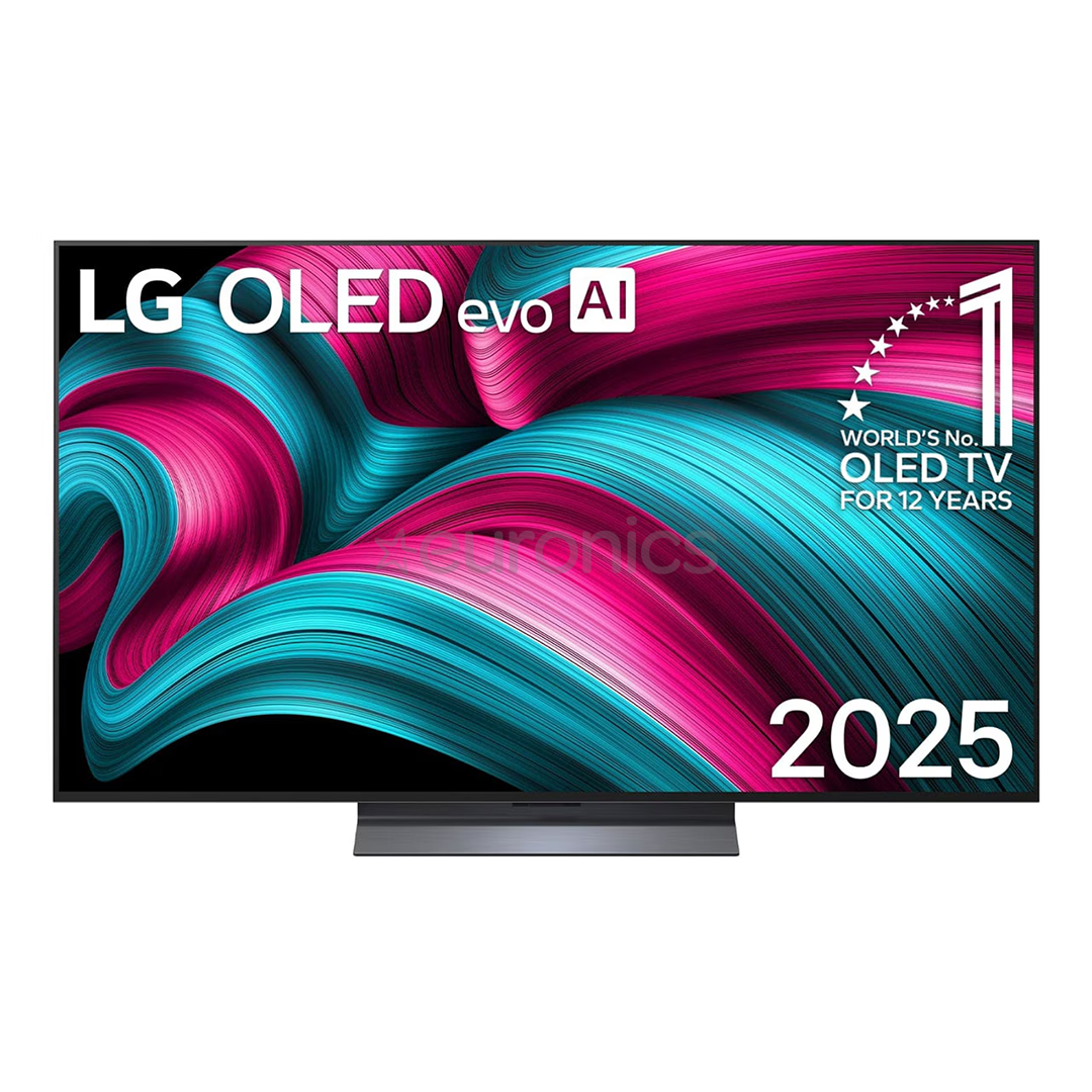 LG OLED evo AI C5, 55'', 4K UHD, OLED, черный - Телевизор