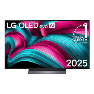 LG OLED evo AI C5, 48'', 4K UHD, OLED, melna - Televizors OLED48C52LA.AEU