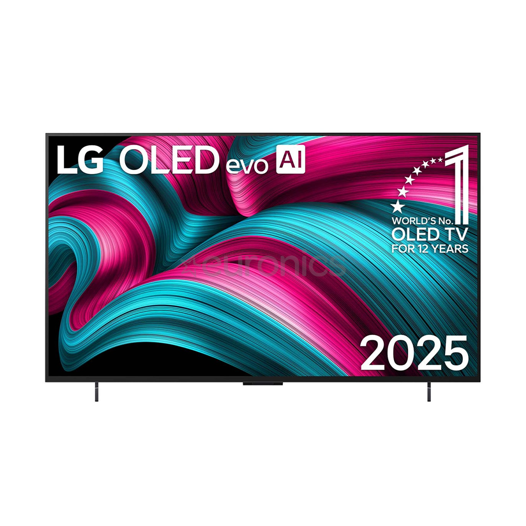 LG OLED evo AI C5, 42'', 4K UHD, OLED, black - TV
