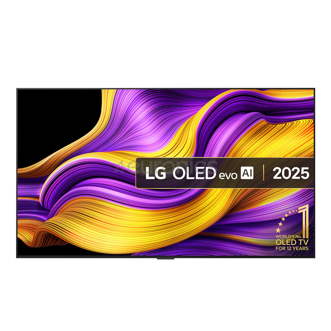 LG OLED evo AI G5, 65'', 4K UHD, OLED, черный - Телевизор