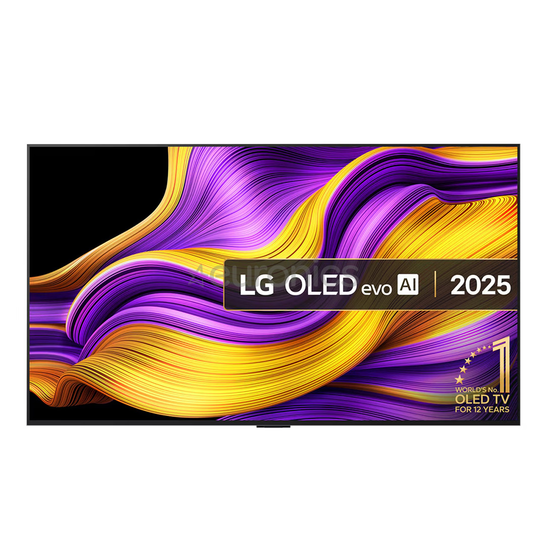 LG OLED evo AI G5, 55'', 4K UHD, OLED, черный - Телевизор