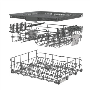 Hisense, 16 komplekti, platums 60 cm, pelēka - Brīvi stāvoša trauku mazgājamā mašīna