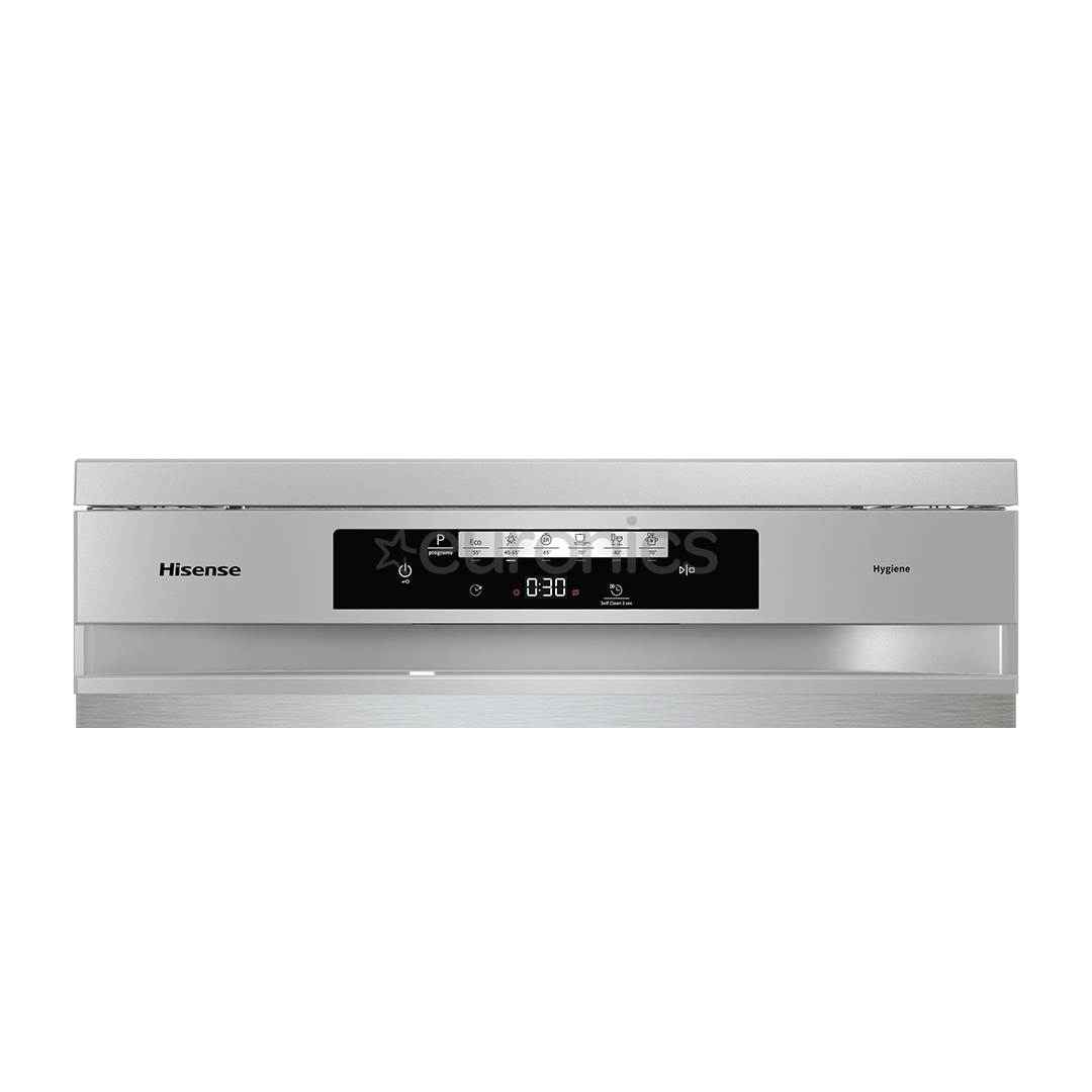 Hisense, 16 комплектов посуды, ширина 60 см, серый - Отдельностоящая посудомоечная машина