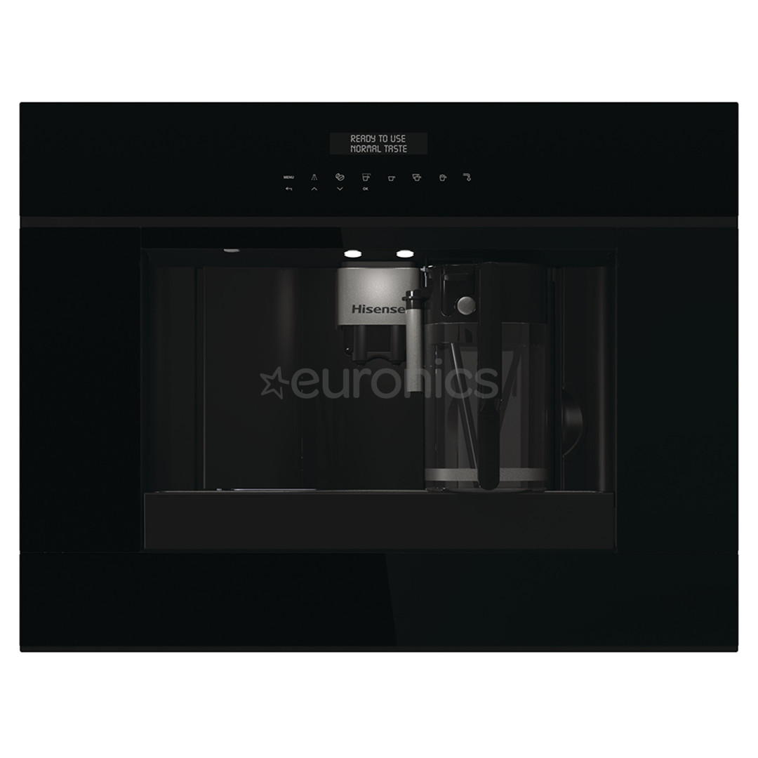 Hisense, black - Built-in espresso machine
