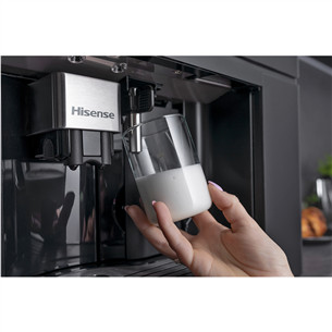 Hisense, black - Built-in espresso machine