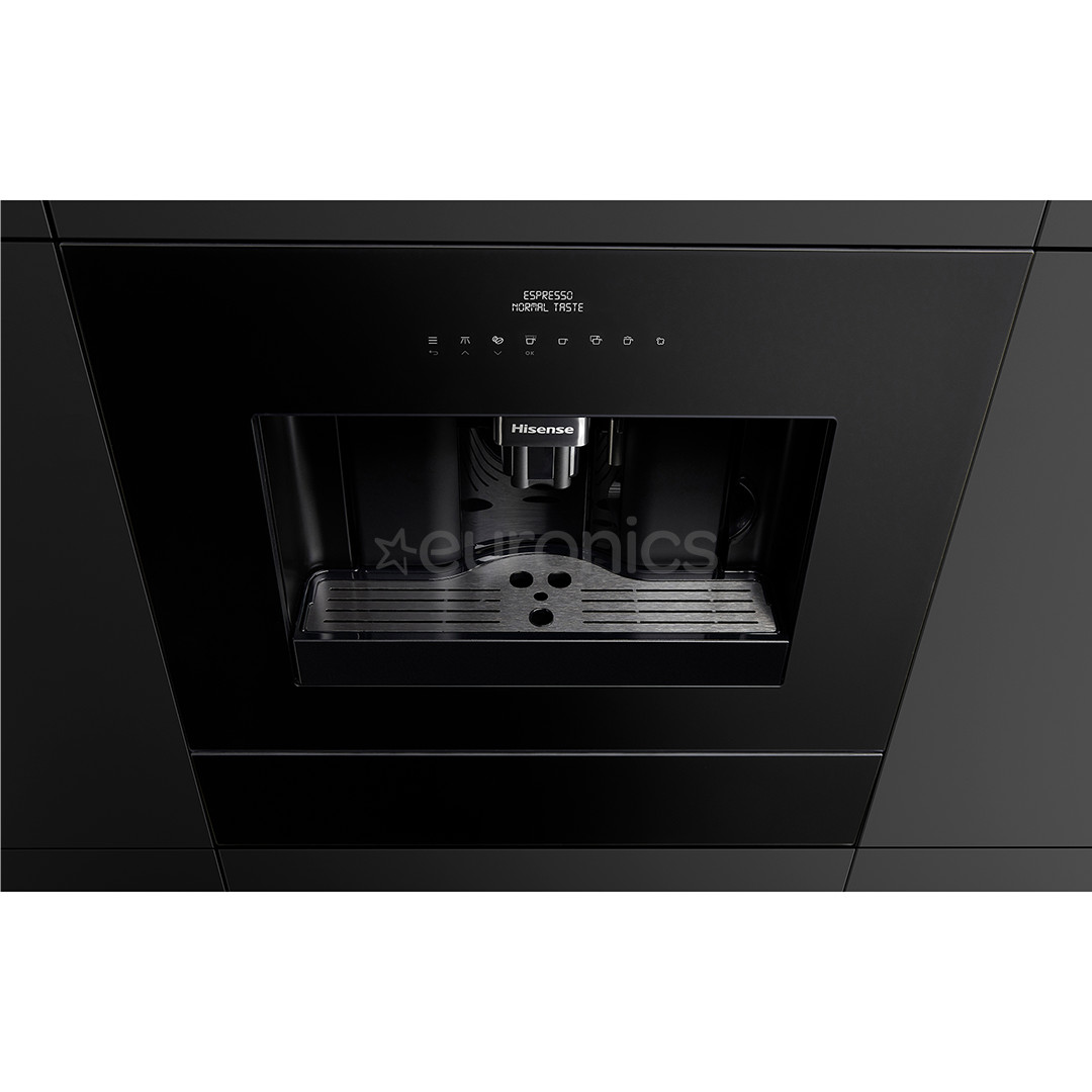 Hisense, black - Built-in espresso machine