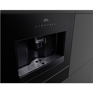 Hisense, black - Built-in espresso machine