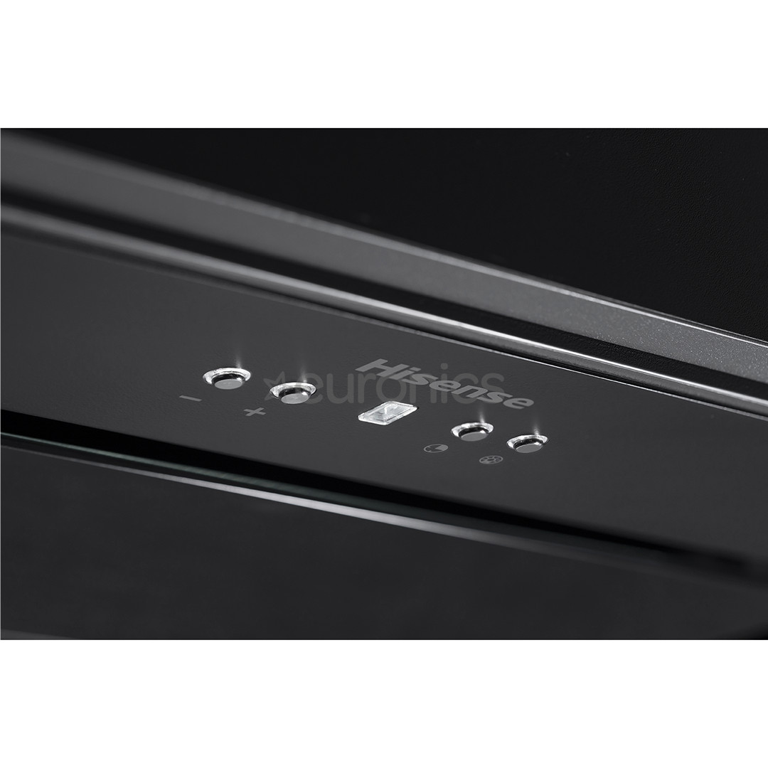 Hisense, 650 м³/ч, ширина 60 см, черный - Интегрируемая вытяжка